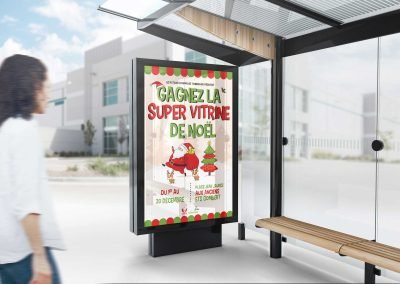 Super vitrine de Noël