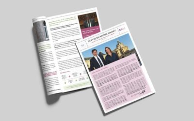 Création de la lettre du Sénateur & visuels