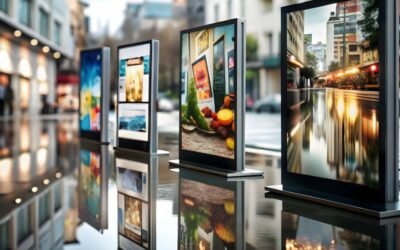 Écran dynamique vitrine : attirer l’œil et booster vos ventes