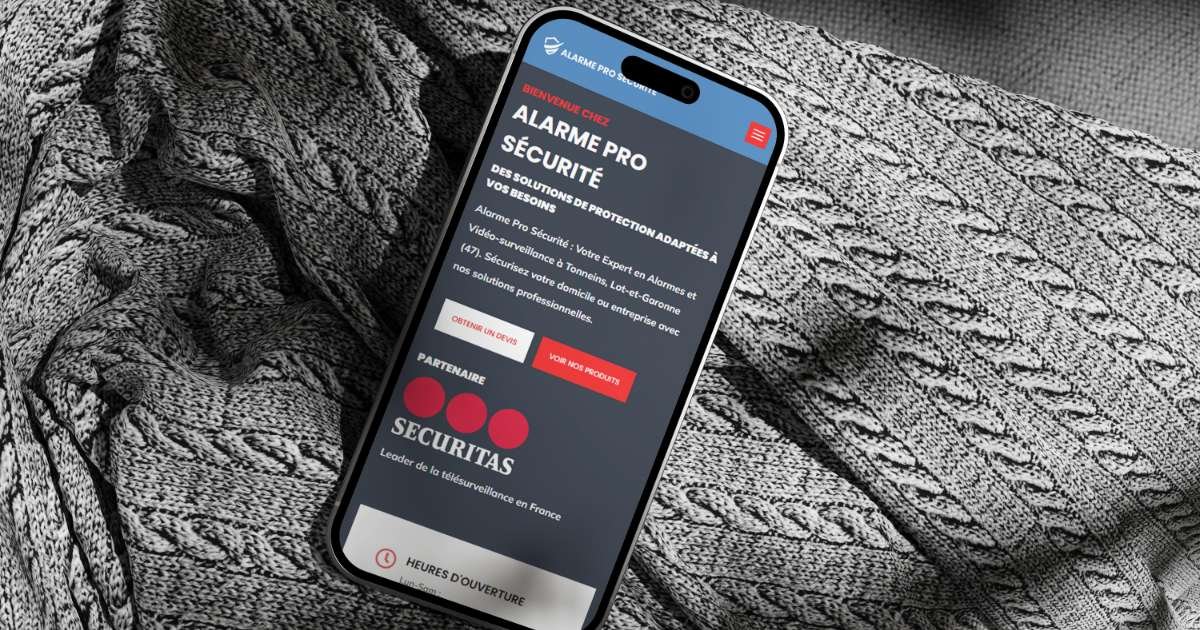 Alarme-pro-securite-site-vitrine-tonneins - Communication digitale - Lot-et-Garonne - Anthony LAC